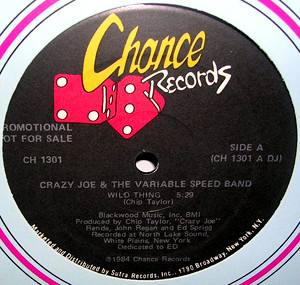 Crazy Joe* & The Variable Speed Band - Wild Thing (12", Promo)