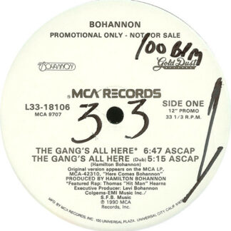 Bohannon* - The Gang's All Here (12", Promo)