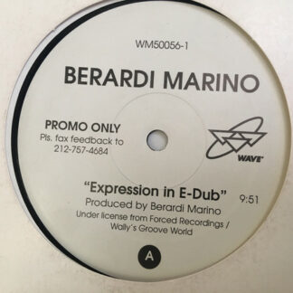 Marino Berardi - Expression In E-Dub (12", Promo)