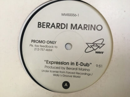 Marino Berardi - Expression In E-Dub (12", Promo)