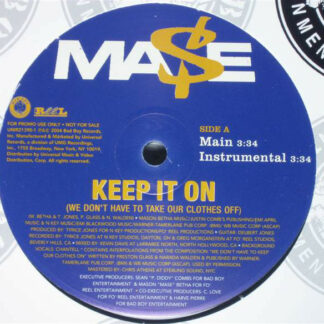Ma$e* - Keep It On (12", Promo)