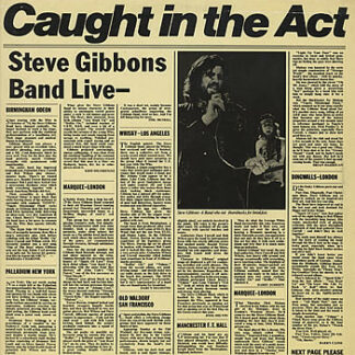 Steve Gibbons Band - Caught In The Act (LP, Album)