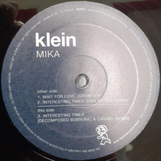Mika - Wait For Love / Interesting Times (12")