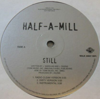 Half-A-Mill - Still (12", Promo)