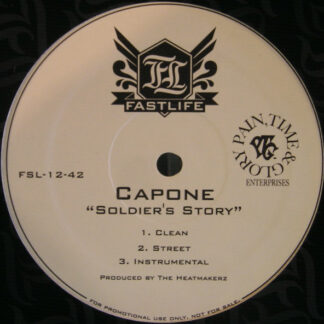 Capone (3) - Soldiers Story / Been A Long Time (12", Promo)
