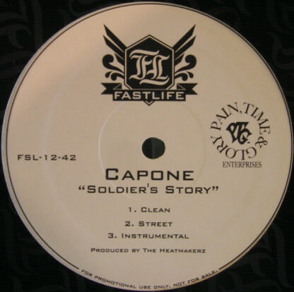 Capone (3) - Soldiers Story / Been A Long Time (12", Promo)