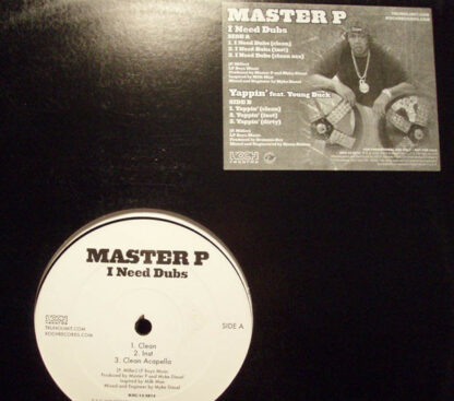 Master P - I Need Dubs / Yappin' (12", Promo)