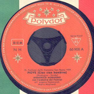 Domenico Modugno - Piove (Ciao Ciao Bambina) (7", Single, Mono)