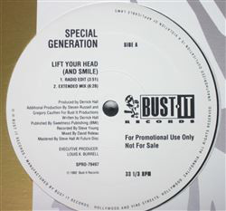 Special Generation - Lift Your Head (And Smile) (12", Promo)