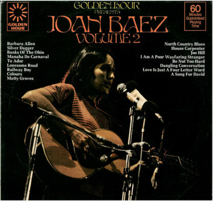 Joan Baez - Golden Hour Presents Joan Baez Volume 2 (LP, Comp, Tra)