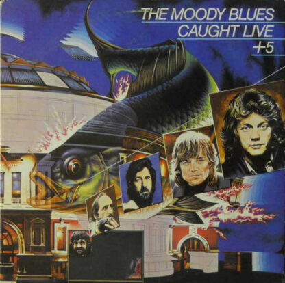 The Moody Blues - Caught Live +5 (2xLP, Album, W -)