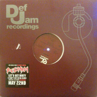 Redman Featuring DJ Kool - Let's Get Dirty (I Can't Get In Da Club) (12", Single, Promo)
