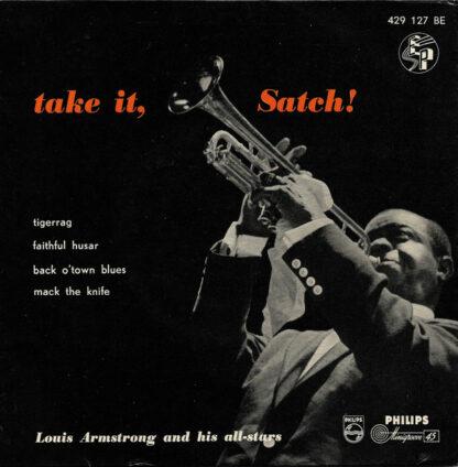 Louis Armstrong And His All-Stars - Take It, Satch! (7", EP)