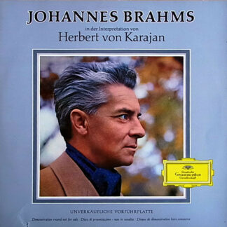 Herbert von Karajan /  Johannes Brahms - Johannes Brahms In Der Interpretation Von Herbert Von Karajan (LP, Comp, Promo)