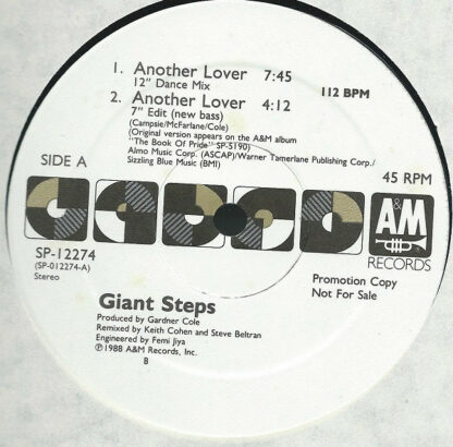 Giant Steps (2) - Another Lover (12", Promo)