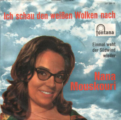 Nana Mouskouri - Ich Schau Den Weißen Wolken Nach (7", Single)