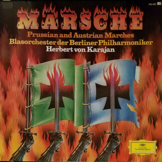 Herbert von Karajan, Blasorchester der Berliner Philharmoniker - Märsche · Prussian And Austrian Marches (2xLP, Album, Gat)