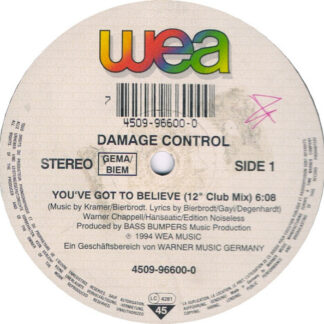 Damage Control - You've Got To Believe (12")