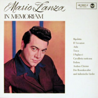 Mario Lanza - Mario Lanza Sings His Favorite Arias (LP)