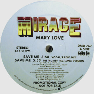 Mary Love - Save Me (12", Promo)
