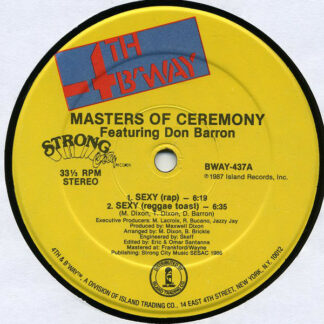 Masters Of Ceremony (2) Featuring Don Barron* - Sexy (12")