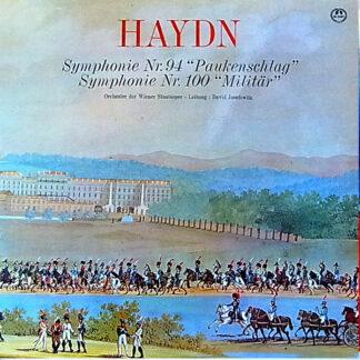 Haydn* : Orchester Der Wiener Staatsoper, David Josefowitz - Symphonie Nr. 94 "Paukenschlag" / Symphonie Nr. 100 "Militär" (LP, Album, Mono)