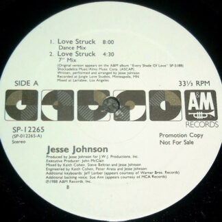 Jesse Johnson - Love Struck (12", Promo)