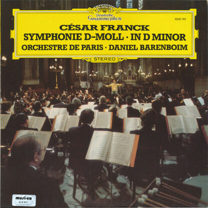 César Franck, Orchestre De Paris . Daniel Barenboim - Symphonie D-Moll = In D Minor (LP, Album)