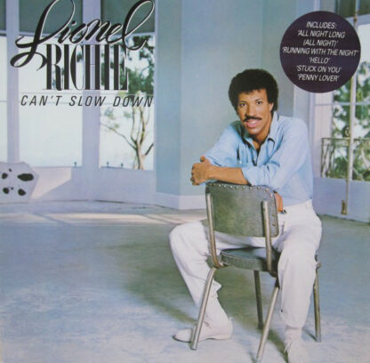 Lionel Richie - Can't Slow Down (LP, Album, RE, Gat)