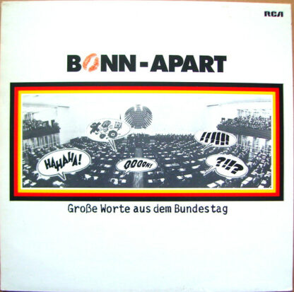 Various - Bonn-Apart (Große Worte Aus Dem Bundestag) (LP, Album)