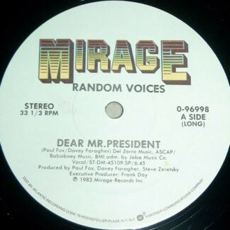 Random Voices - Dear Mr. President (12")