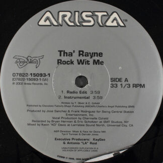 Tha' Rayne - Rock Wit Me (12")