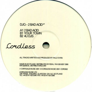 DJQ* - 2 Bad Acid EP (12", EP)