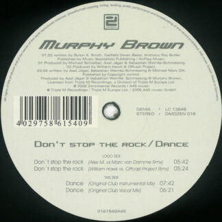 Murphy Brown - Don't Stop The Rock 2.5 (12")