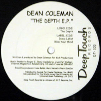 Dean Coleman - The Depth E.P. (12", EP)