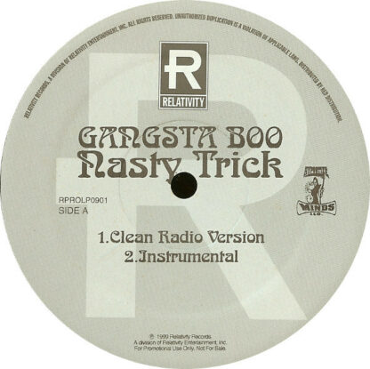 Gangsta Boo - Nasty Trick (12", Promo)