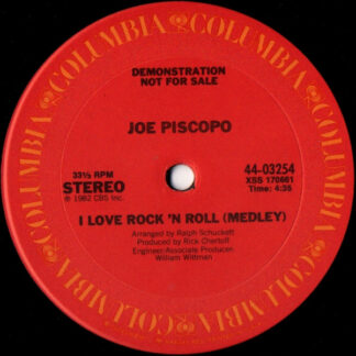 Joe Piscopo - I Love Rock 'N Roll (Medley) (12", Promo)