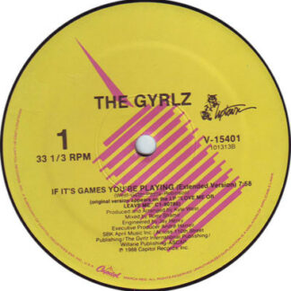 The Gyrlz - If It's Games You're Playing (12")
