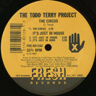 Todd Terry - The Todd Terry Unreleased Project, Part 4 (12", MiniAlbum, Promo)