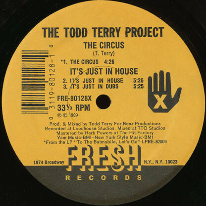 The Todd Terry Project - The Circus / Weekend (12")