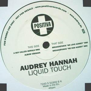 Audrey Hannah - Liquid Touch (12", Promo)
