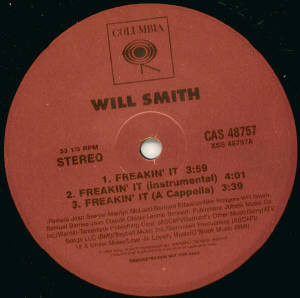 Will Smith - Freakin' It (12", Promo)