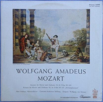 Mozart*, Hans Andreae, Camerata Academica Salzburg, Wolfgang von Karajan - Konzert Für Klavier Und Orchester Nr. 19  & Nr. 26  ,,Krönungskonzert'' (LP)