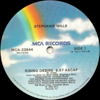 Stephanie Mills - Rising Desire / I Have Learned To Respect The Power Of Love (Remixed Version) (12", Single)