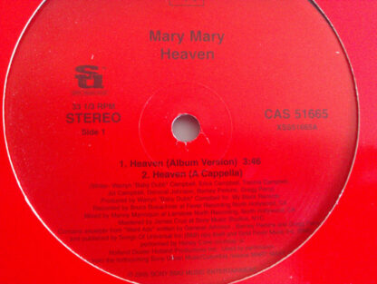 Mary Mary - Heaven (12")