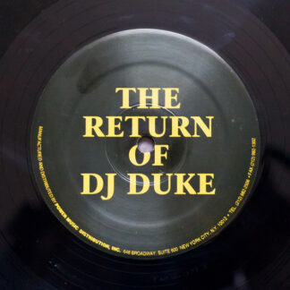 DJ Duke - The Return Of  DJ Duke (12")