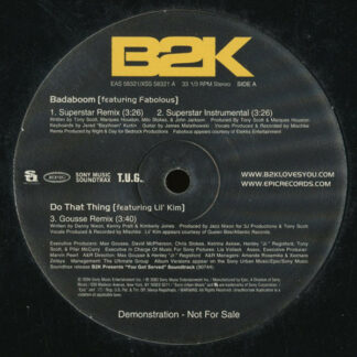 B2K - Badaboom (Remixes) (12", Promo)