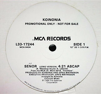 Koinonia - Señor (12", Promo)