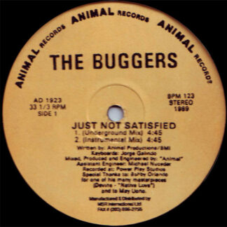 The Buggers - Just Not Satisfied (12", Pur)