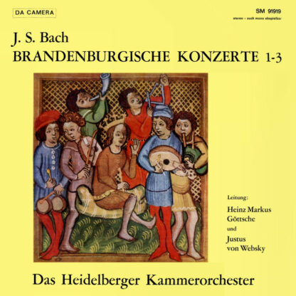 J. S. Bach* - Das Heidelberger Kammerorchester*, Heinz Markus Göttsche, Justus von Websky - Brandenburgische Konzerte 1-3 (LP)